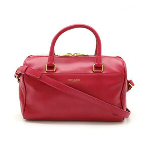 SAINT LAURENT PARIS YSL Baby Duffle 2way Shoulder Bag Pink